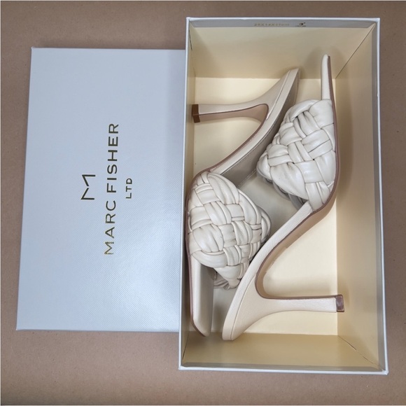 Marc Fisher LTD Draya Braided Sandal, Light Natural Leather - Picture 12 of 16